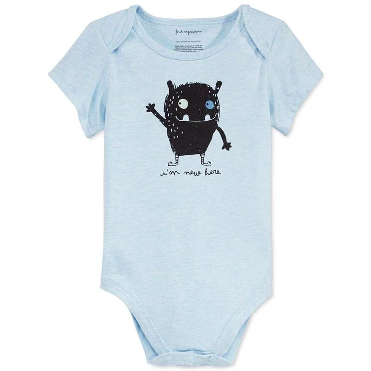 商品First Impressions|I'm New Here Bodysuit, Baby Boys (0-24 months), Created for Macy's,价格¥20,第2张图片详细描述