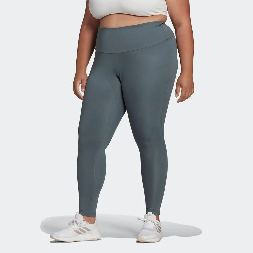 Women's adidas  Yoga Essentials High-Waisted 7/8 Tights (Plus Size) 商品