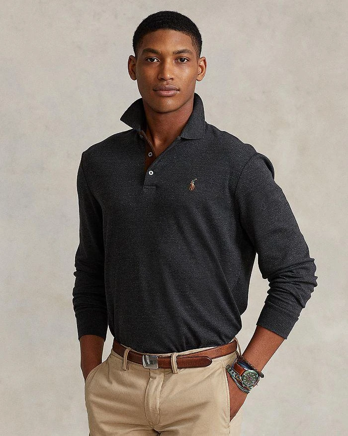 商品Ralph Lauren|Classic Fit Soft Cotton Long-Sleeve Polo Shirt,价格¥520,第1张图片