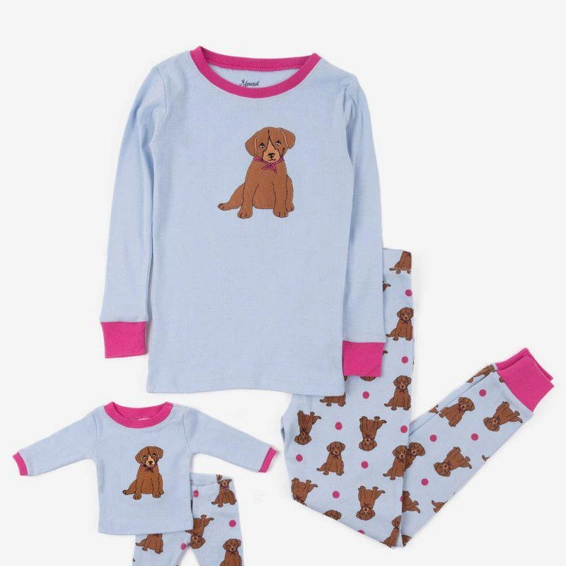 商品Leveret|Matching Girl & Doll Pets Animals Pajamas,价格¥302,第2张图片详细描述
