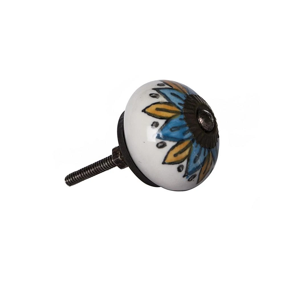 商品KNOB-IT|Handpainted Ceramic Knob Set of 8,价格¥313,第3张图片详细描述