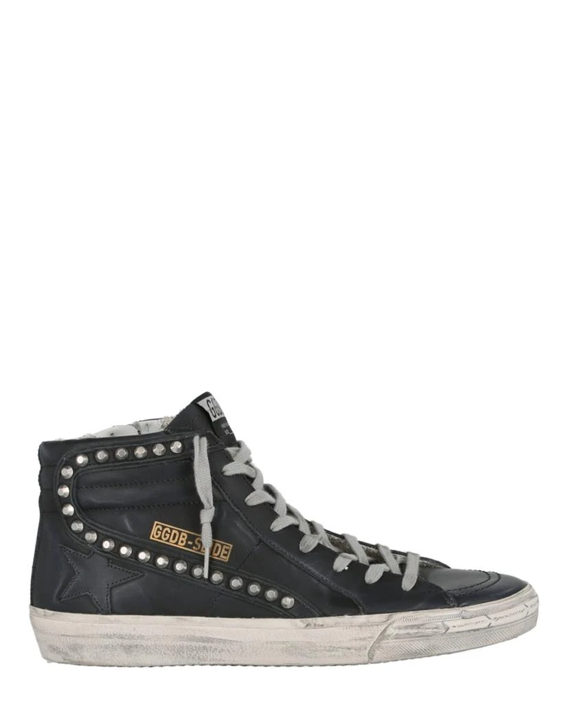 商品Golden Goose|Studded High-Top Slide Sneakers,价格¥3467,第1张图片