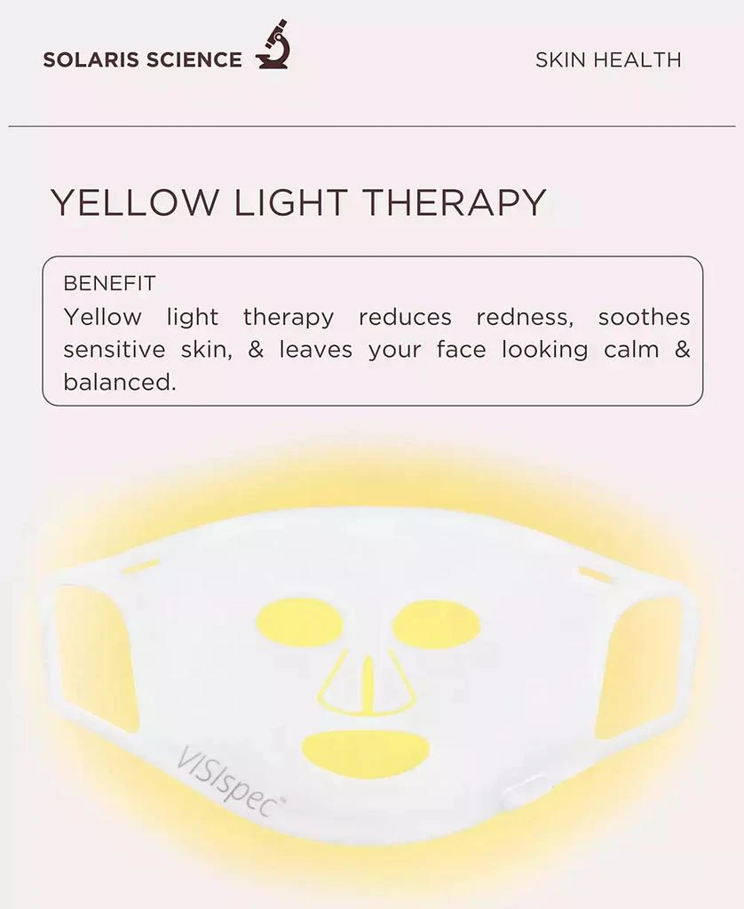 商品Solaris Laboratories NY|LED Light Therapy Silicone Face and Neck Mask Set,价格¥4377,第5张图片详细描述