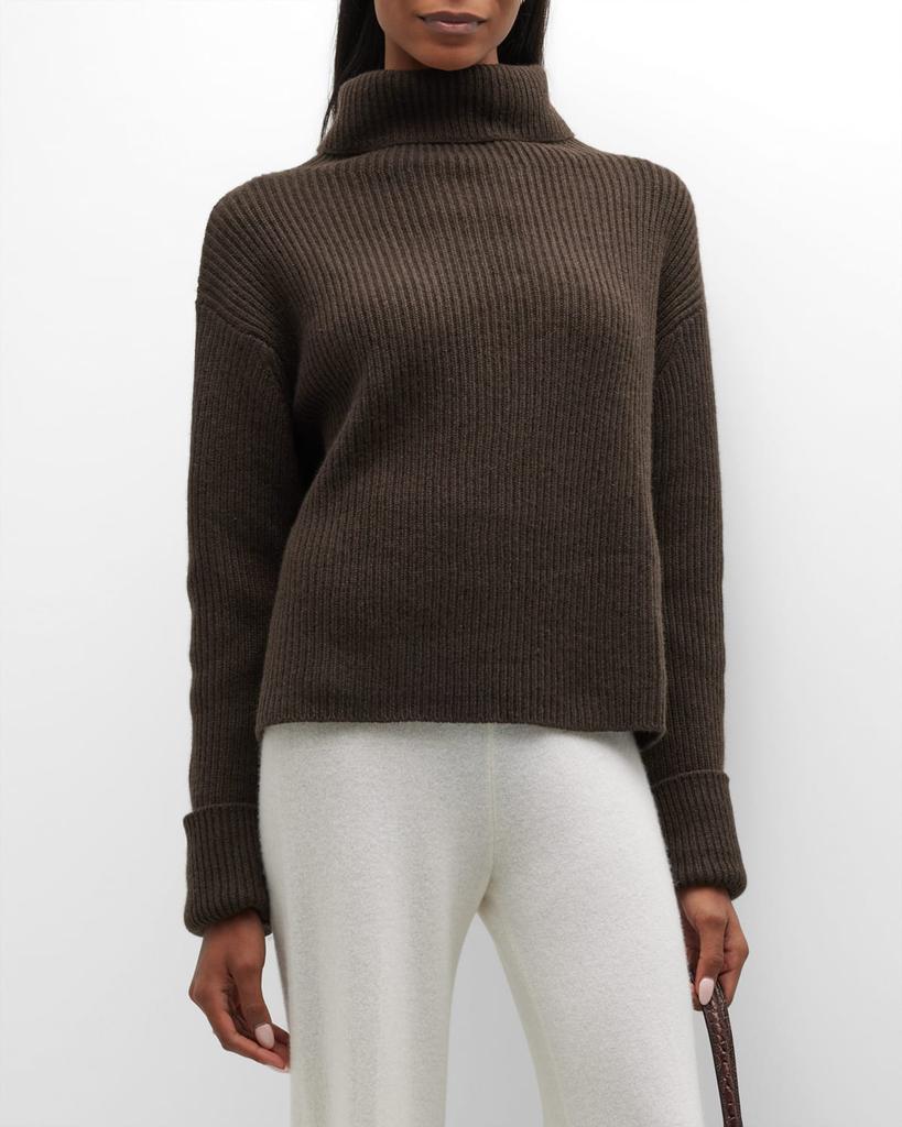 Ella Funnel-Neck Cashmere Pullover Sweater商品第1张图片规格展示