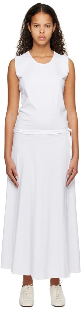 商品Lemaire|White Belted Midi Dress,价格¥980,第1张图片
