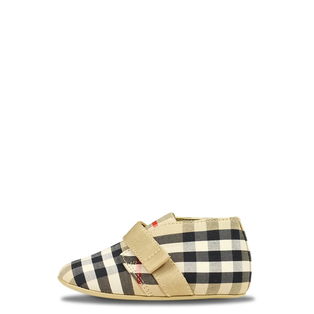 商品Burberry|Charlton Shoes Beige Check,价格¥1368,第3张图片详细描述