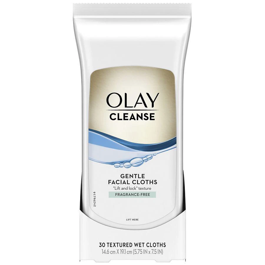 商品Olay|Cleanse Gentle Facial Cloths, Fragrance Free Fragrance-Free,价格¥48,第1张图片