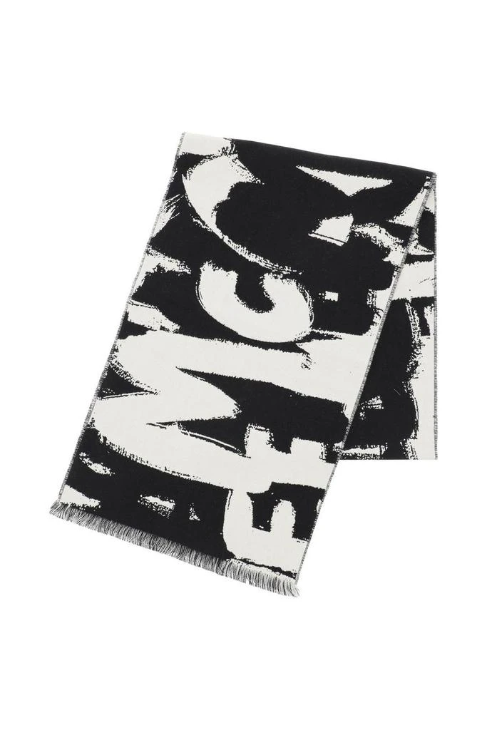 商品Alexander McQueen|Alexander McQueen Allover Graffiti Scarf,价格¥1413,第2张图片详细描述