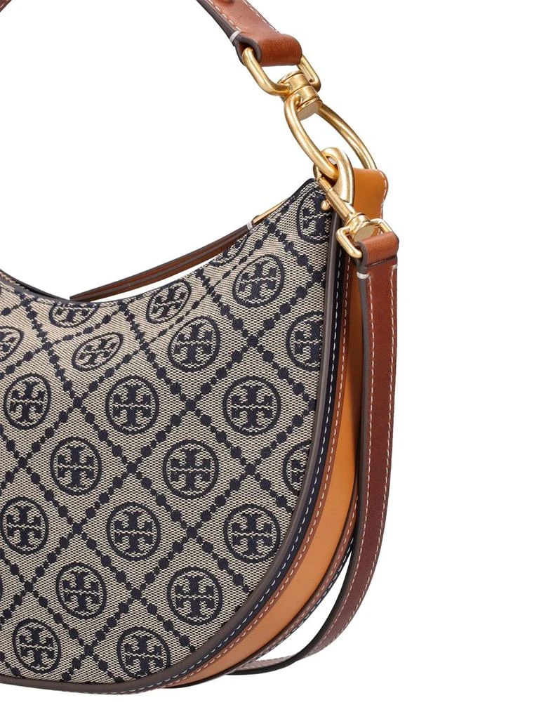 商品Tory Burch|T Monogram Jacquard Mini Crescent Bag,价格¥3048,第4张图片详细描述