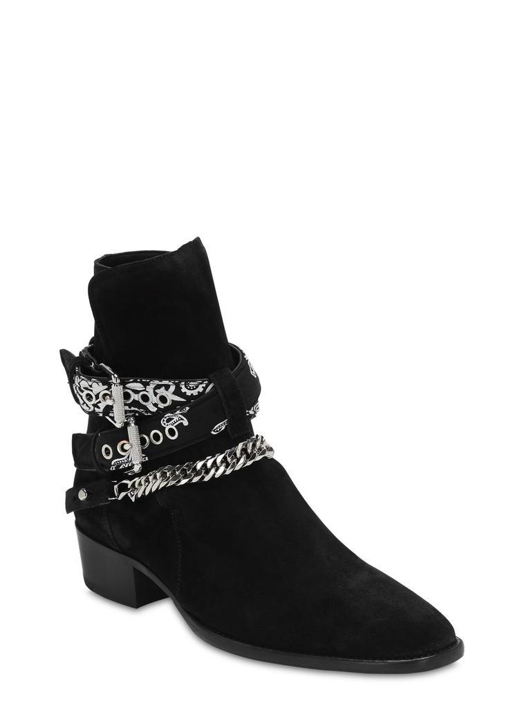 商品AMIRI|Bandana Buckle Suede Boots,价格¥10163,第5张图片详细描述