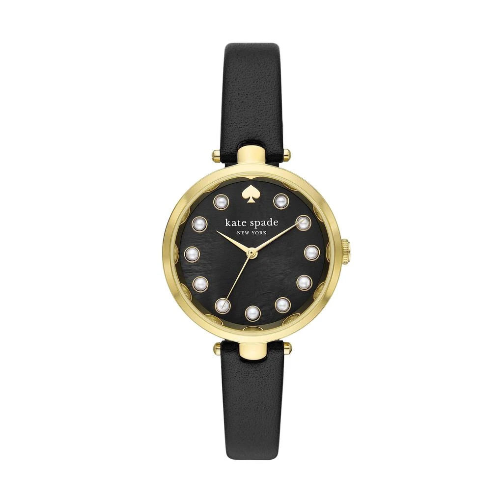 商品Kate Spade|Holland Three-Hand Leather Watch - KSW1808,价格¥1341,第1张图片
