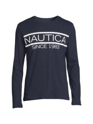 商品Nautica|Logo Long Sleeve T Shirt,价格¥40,第3张图片详细描述