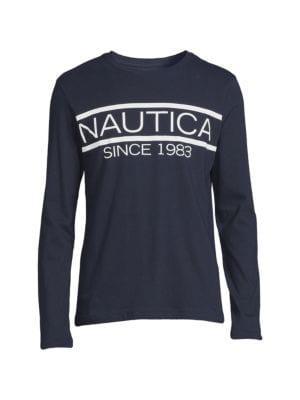 商品Nautica|Logo Long Sleeve T Shirt,价格¥144,第5张图片详细描述