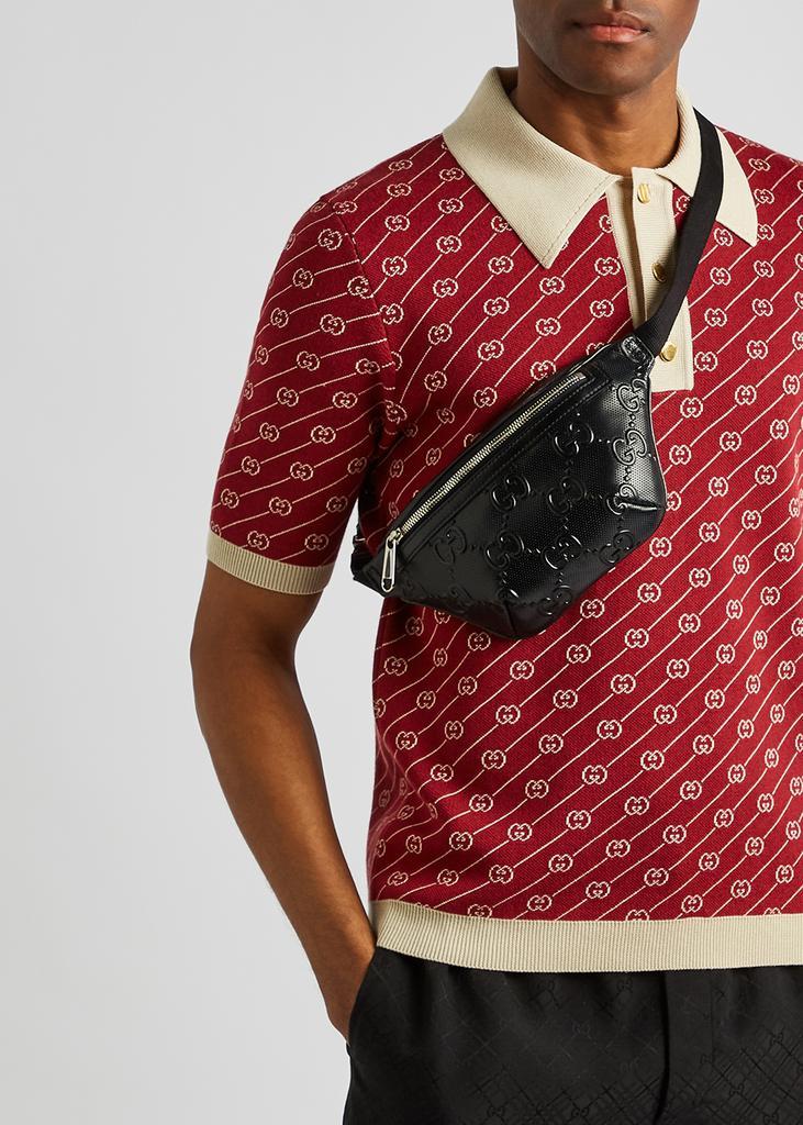 商品Gucci|GG Tennis monogrammed leather belt bag,价格¥5343,第7张图片详细描述