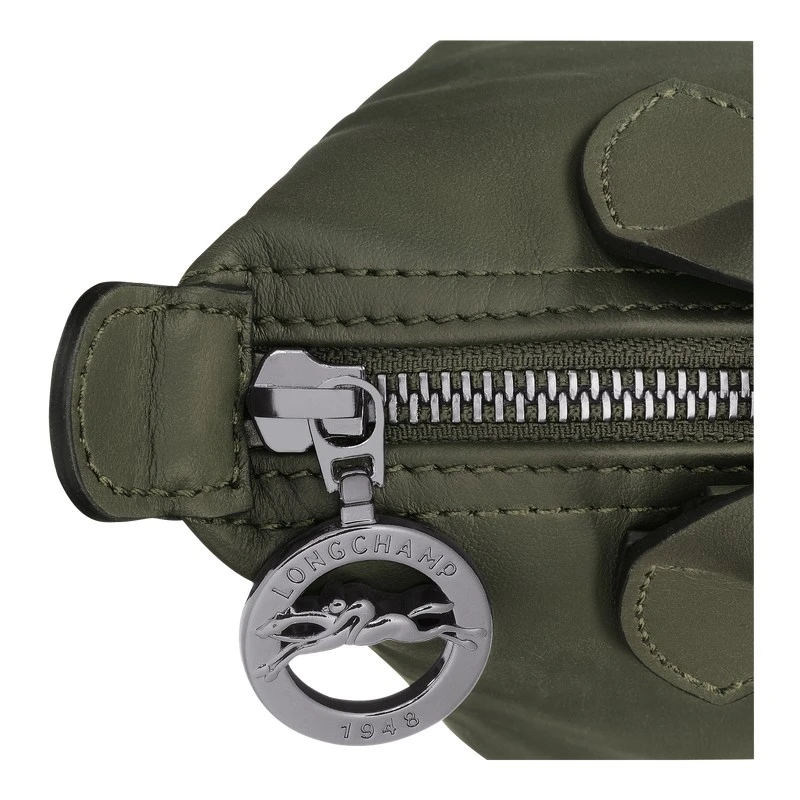 珑骧 女士LE PLIAGE CUIR系列迷你短柄皮质手提包饺子包L1500 987（香港仓发货） 商品