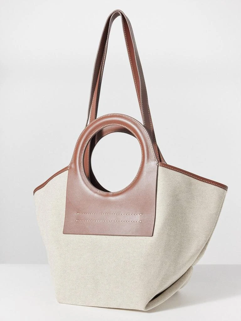 商品Hereu|Cala small cotton-canvas tote bag,价格¥1785,第3张图片详细描述