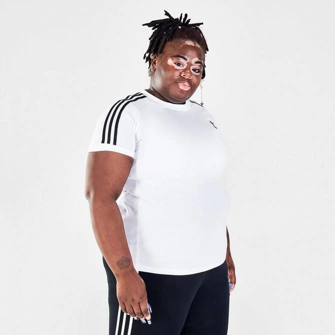 Women's adidas Originals Adicolor Classics 3-Stripes T-Shirt (Plus Size) 商品