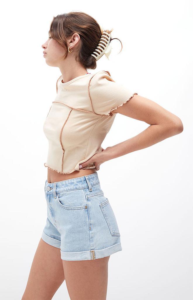 商品PacSun|Light Blue Mom Shorts,价格¥131,第4张图片详细描述