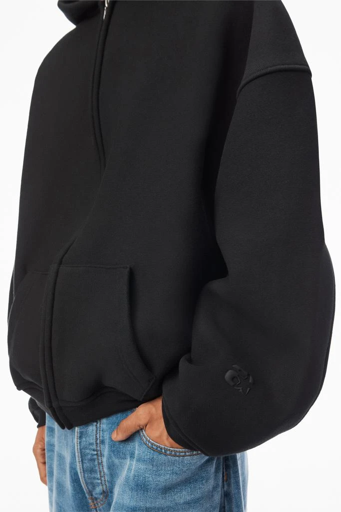 商品Alexander Wang|STAR ZIP UP HOODIE IN DENSE FLEECE,价格¥3247,第3张图片详细描述