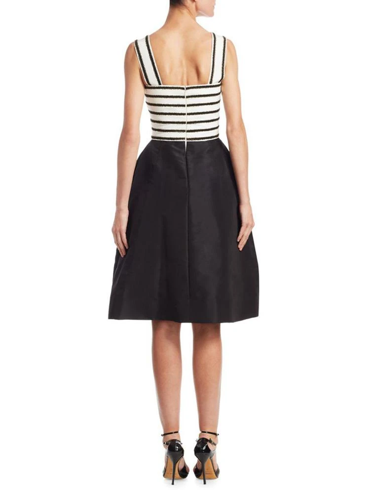 商品Oscar de la Renta|Striped Silk Dress,价格¥12850,第2张图片详细描述