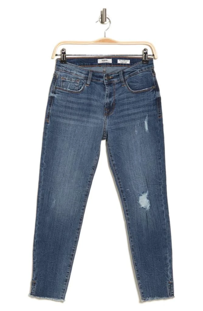 商品Kensie|Vented Hem Distressed Skinny Jeans,价格¥197,第3张图片详细描述
