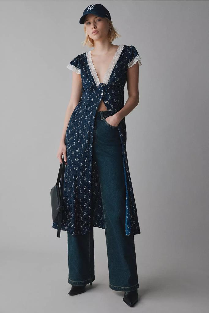 Kimchi Blue Kimchi Blue Faye Lace Trim Button-Down Midi Dress - Dresses &  Skirts - Compare Prices from 9+ Stores - Free Shipping - BeyondStyle