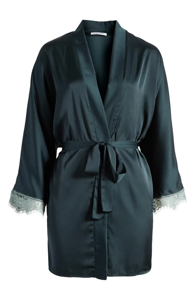 商品Simone Perele|Lace Trim Satin Robe,价格¥442,第5张图片详细描述