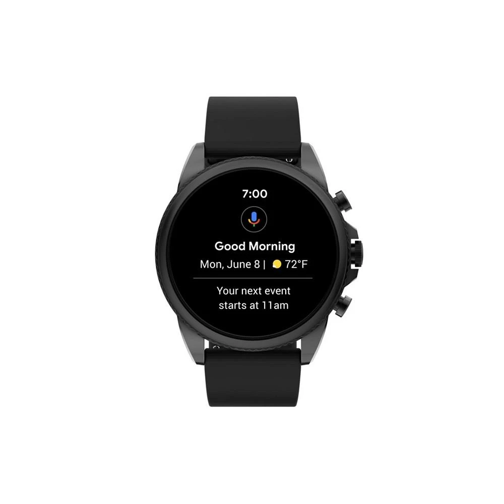 Men's Gen 6 Black Silicone Strap Smartwatch 44mm 商品