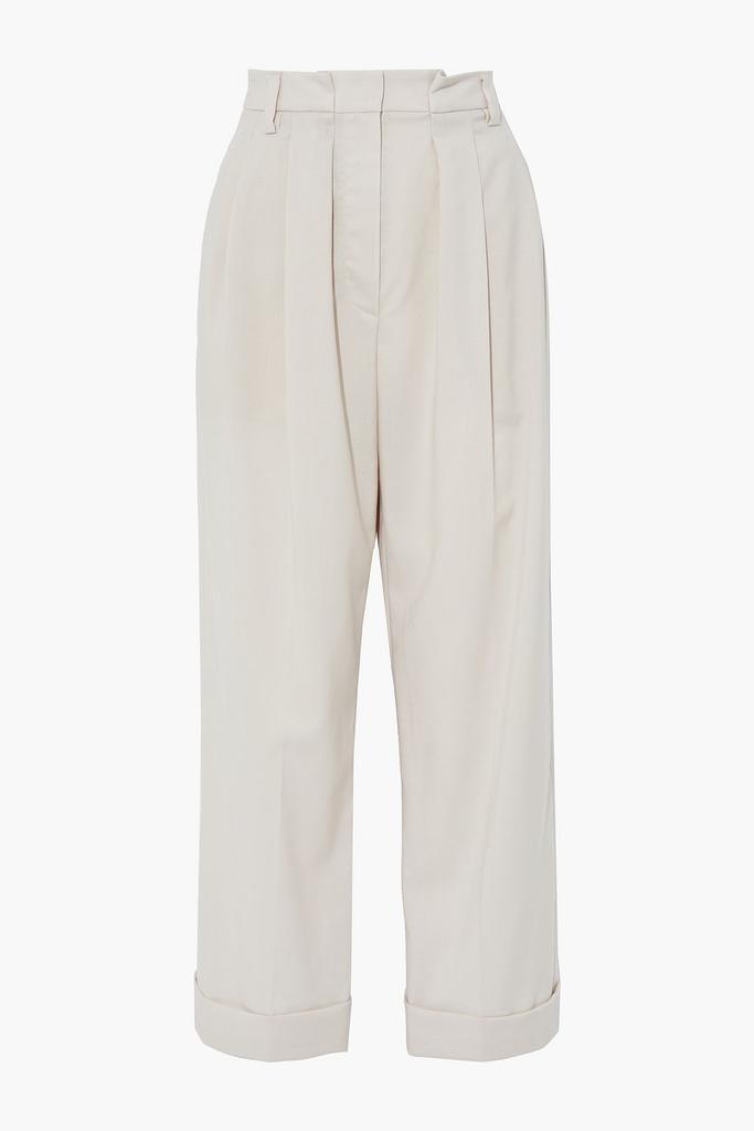 商品Brunello Cucinelli|Cropped wool straight-leg pants,价格¥4005,第1张图片
