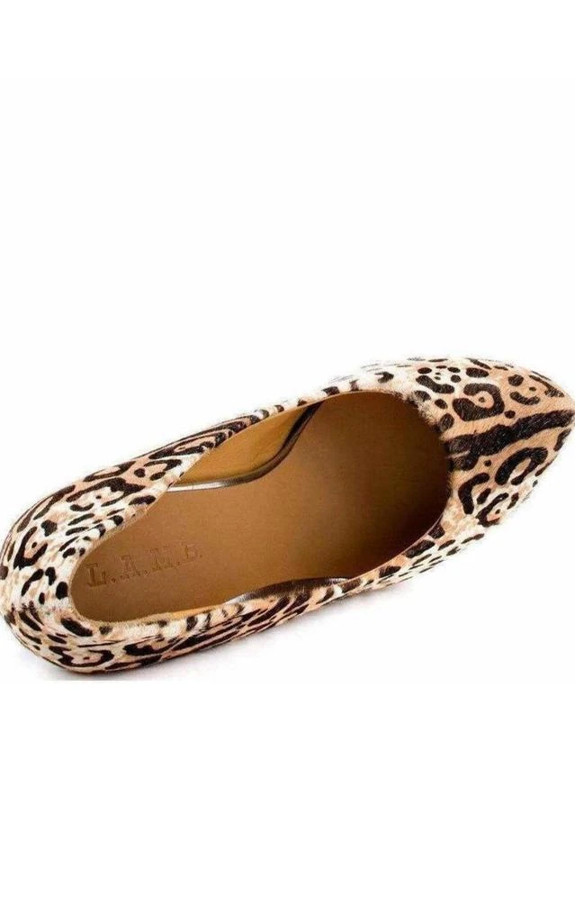 商品L.A.M.B.|Leopard Print Leather Wedge,价格¥784,第5张图片详细描述
