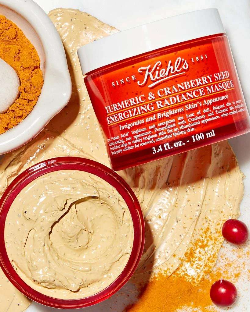 商品Kiehl's|Turmeric & Cranberry Seed Energizing Radiance Mask, 3.4 oz.,价格¥422,第4张图片详细描述