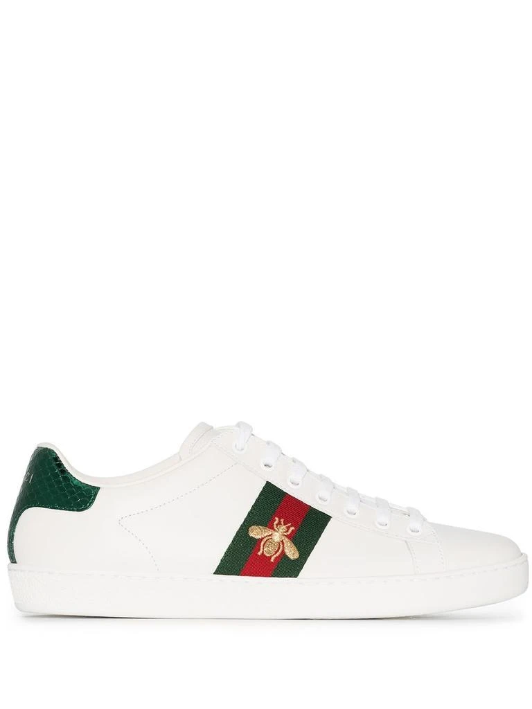 商品Gucci|GUCCI ACE LEATHER SNEAKERS,价格¥5790,第3张图片详细描述