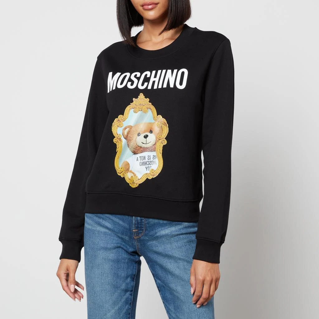商品Moschino|Moschino Bear Cotton-Jersey Sweatshirt,价格¥1648,第1张图片