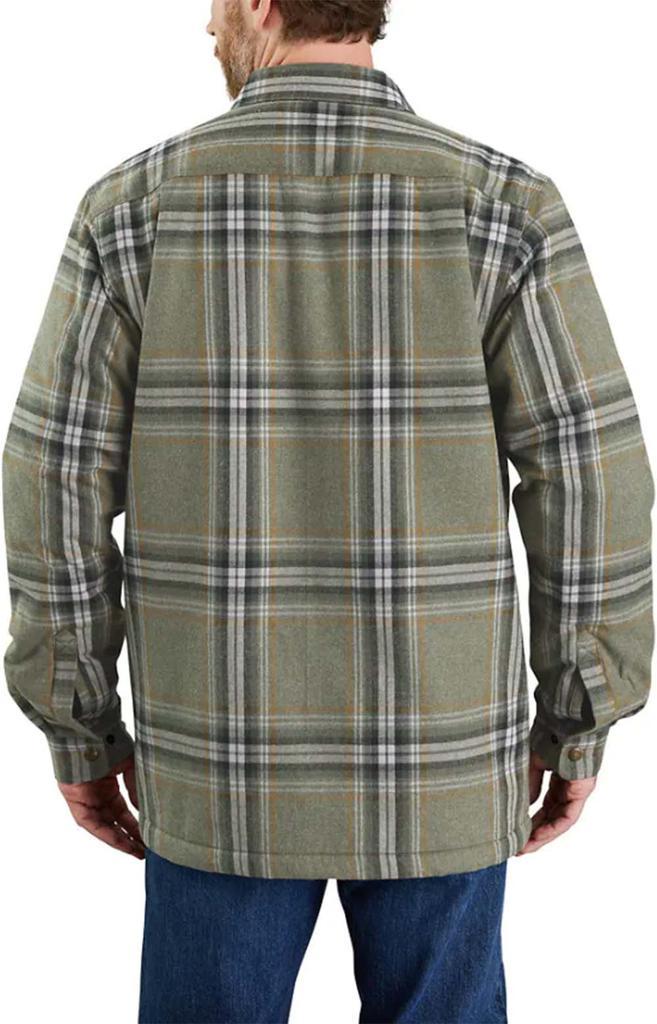 商品Carhartt|(105430) Relaxed Fit Flannel Sherpa Lined Shirt Jacket - Basil,价格¥711-¥792,第5张图片详细描述