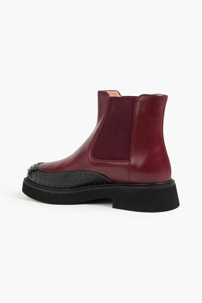 商品Tod's|Rubber-trimmed leather Chelsea boots,价格¥2845,第3张图片详细描述