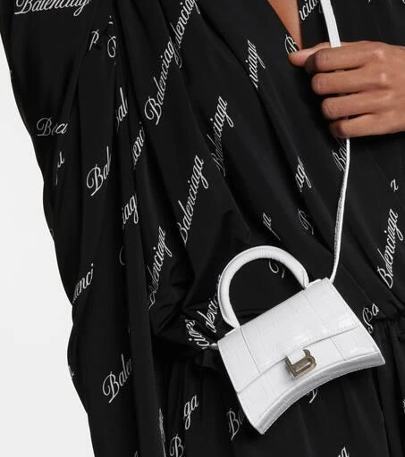 商品Balenciaga|Hourglass Mini leather crossbody bag,价格¥5752,第2张图片详细描述