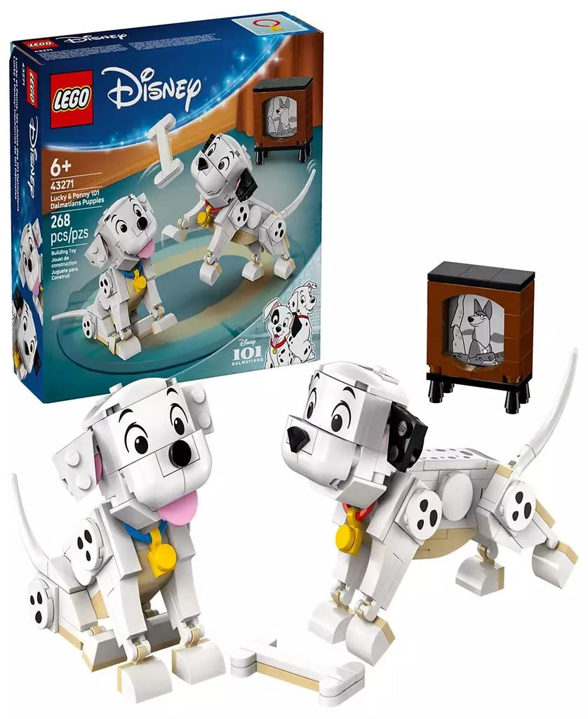 商品LEGO|Disney Lucky and Penny 101 Dalmatians Puppies 43271 Toy Building Set, 268 Pieces,价格¥184,第1张图片