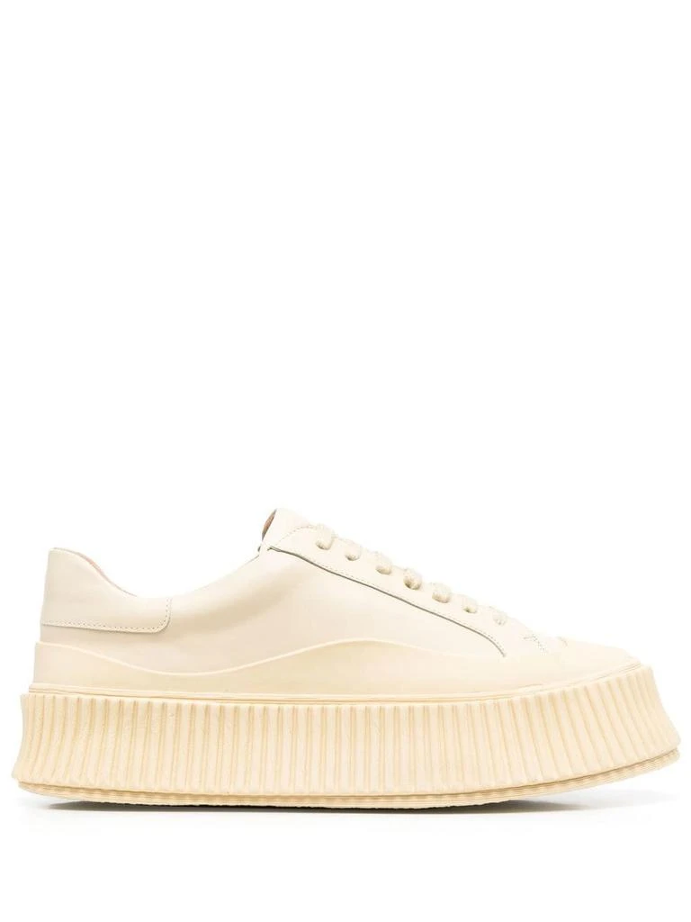 商品Jil Sander|JIL SANDER - Leather Sneakers,价格¥2518,第1张图片