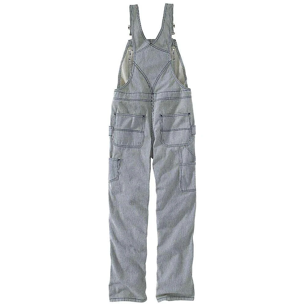 商品Carhartt|Carhartt Women's Rugged Flex Relaxed Fit Denim Railroad Stripe Bib Overall,价格¥654,第5张图片详细描述