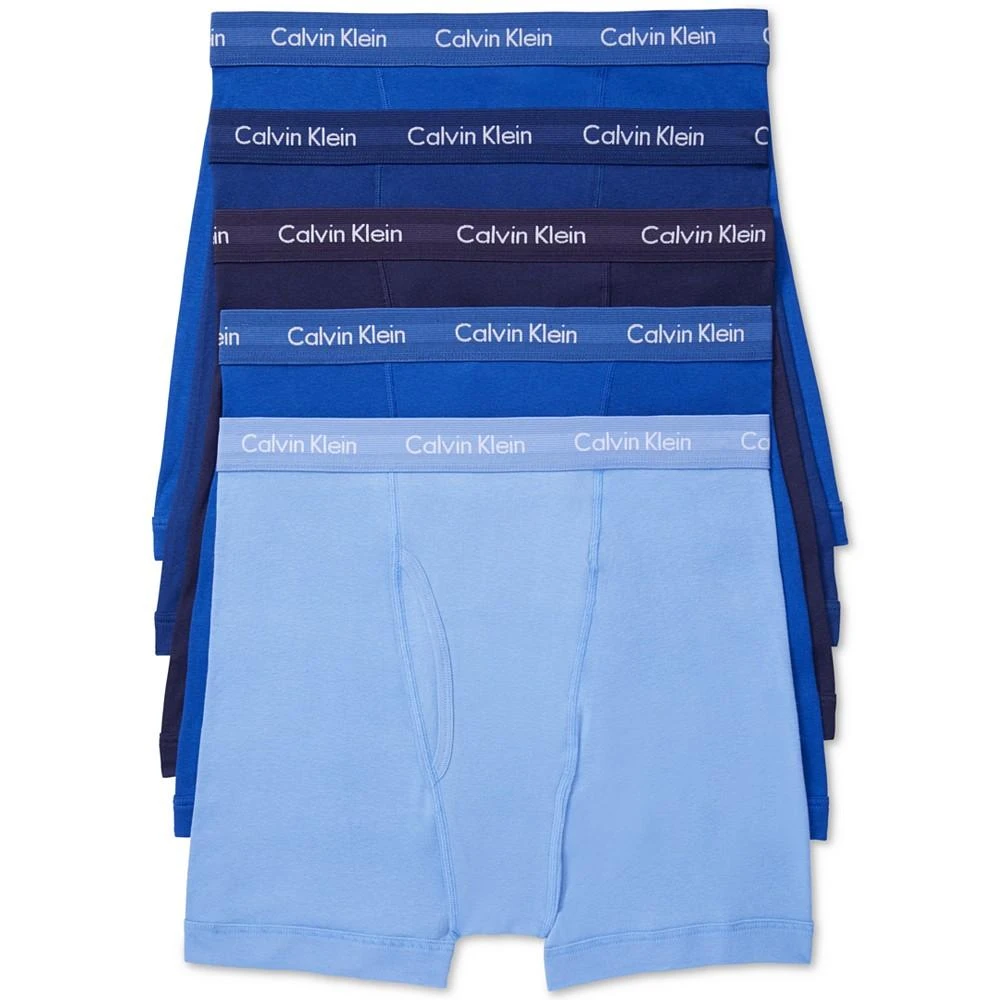商品Calvin Klein|男士经典纯棉四角裤5件套,价格¥549,第1张图片