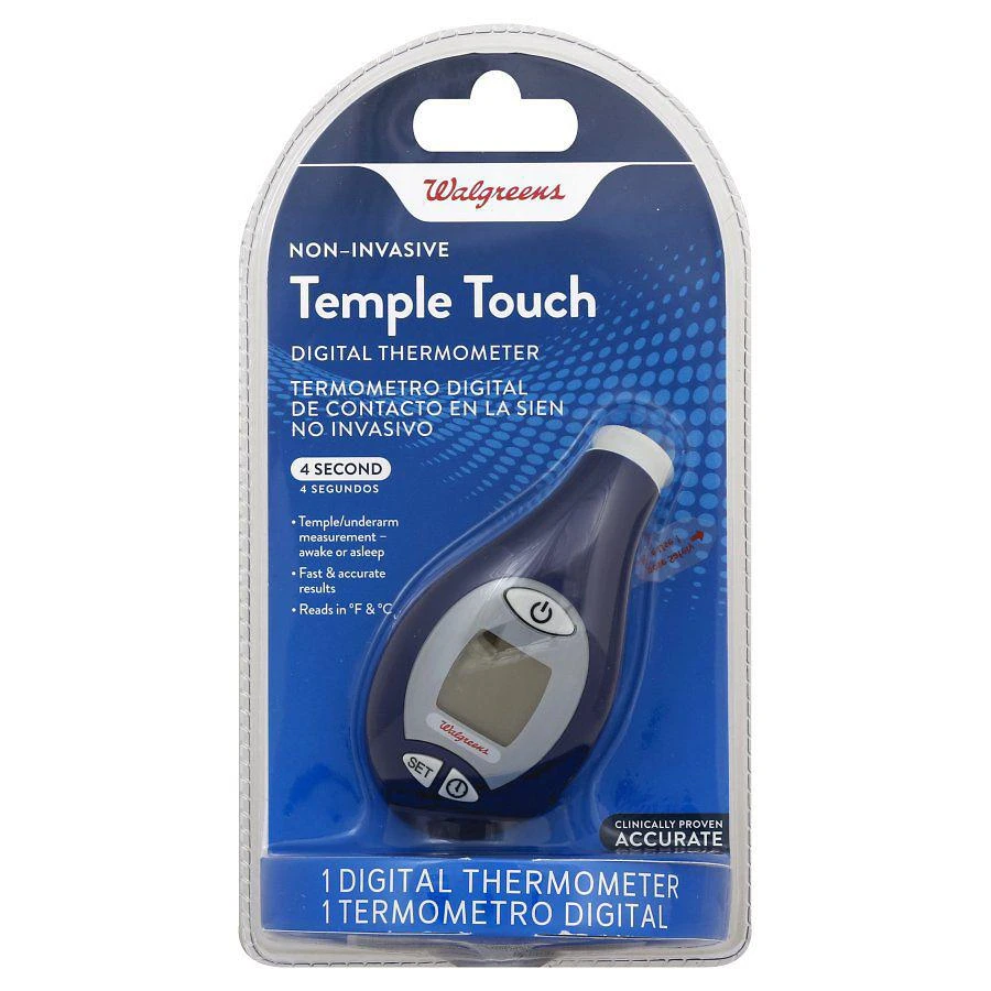 商品Walgreens|Non-Invasive Temple Touch Digital Thermometer,价格¥299,第1张图片