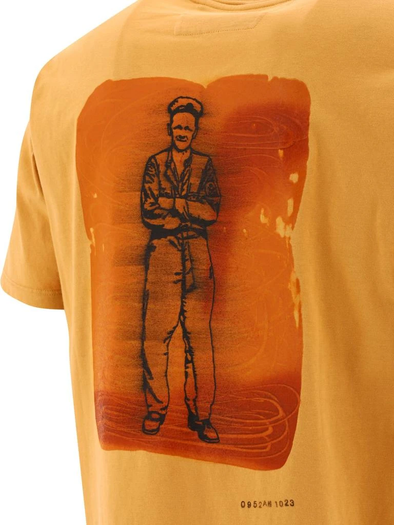 商品C.P. Company|T-Shirt Con Logo E Stampa T-Shirts Orange,价格¥777,第4张图片详细描述