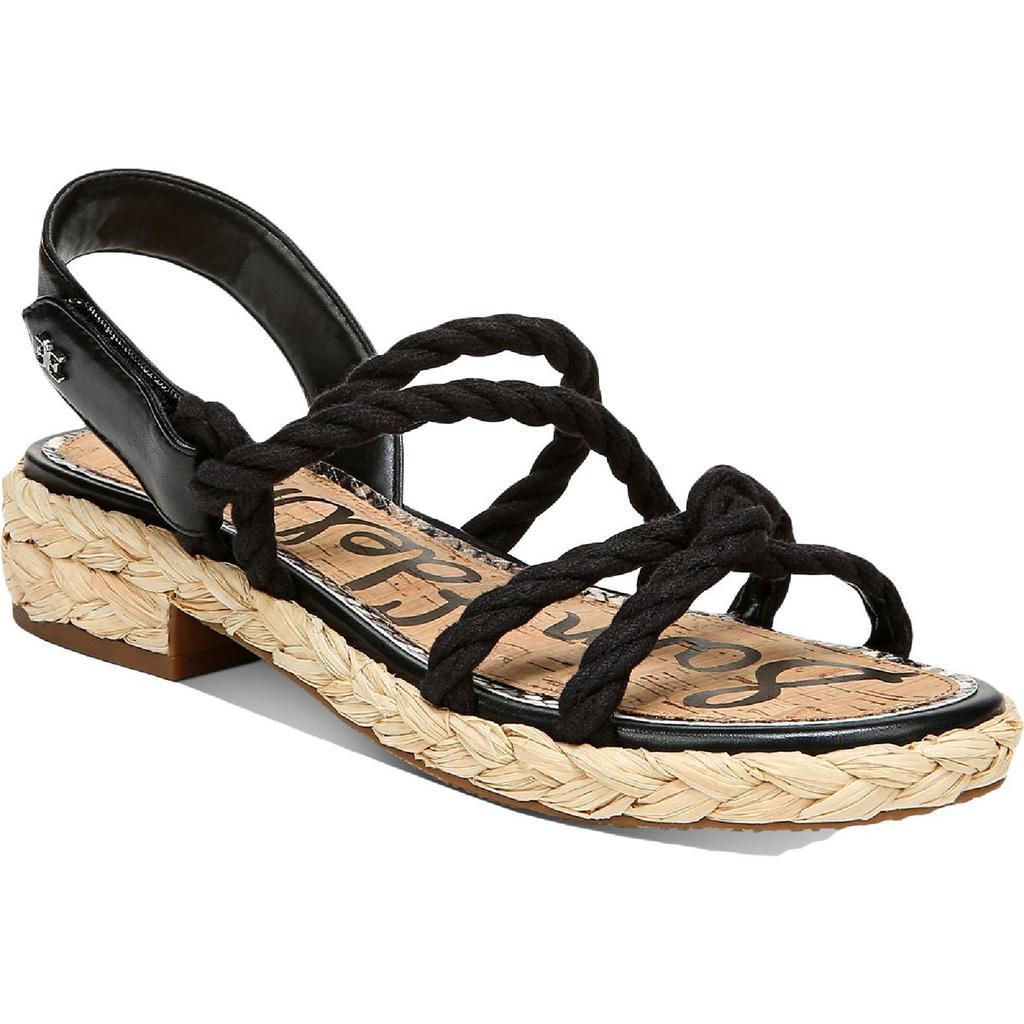 商品Sam Edelman|Sam Edelman Womens Cristan Leather Rope Heel Sandals,价格¥466,第3张图片详细描述