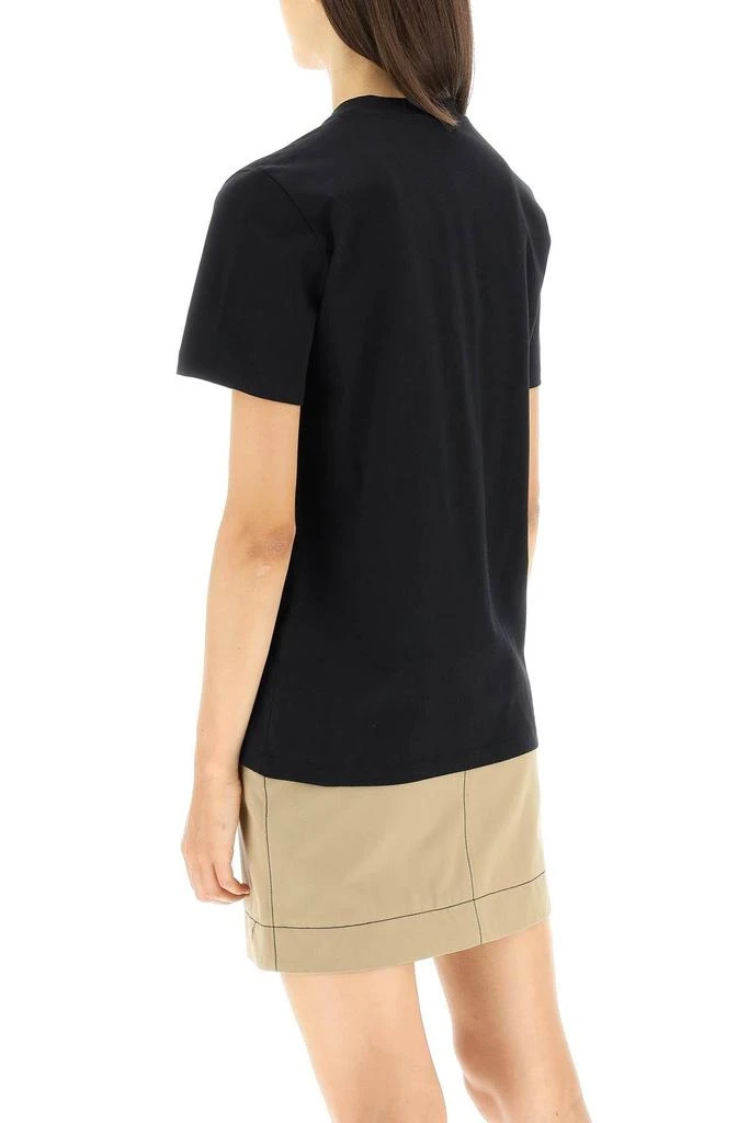 商品MSGM|T-SHIRT WITH BRUSHED LOGO,价格¥387,第4张图片详细描述