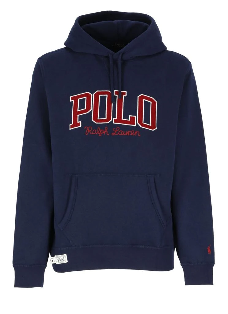 商品Ralph Lauren|Polo Ralph Lauren Logo Detailed Drawstring Hoodie,价格¥1058,第1张图片