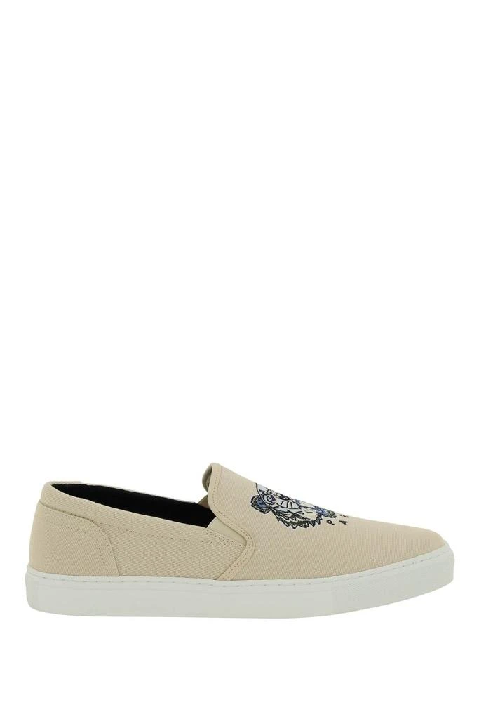 商品Kenzo|K-SKATE TIGER SLIP-ON SNEAKERS,价格¥711,第1张图片