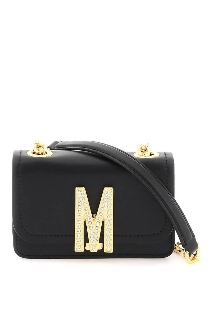 商品Moschino|LEATHER MINI CROSSBODY BAG,价格¥2064,第1张图片