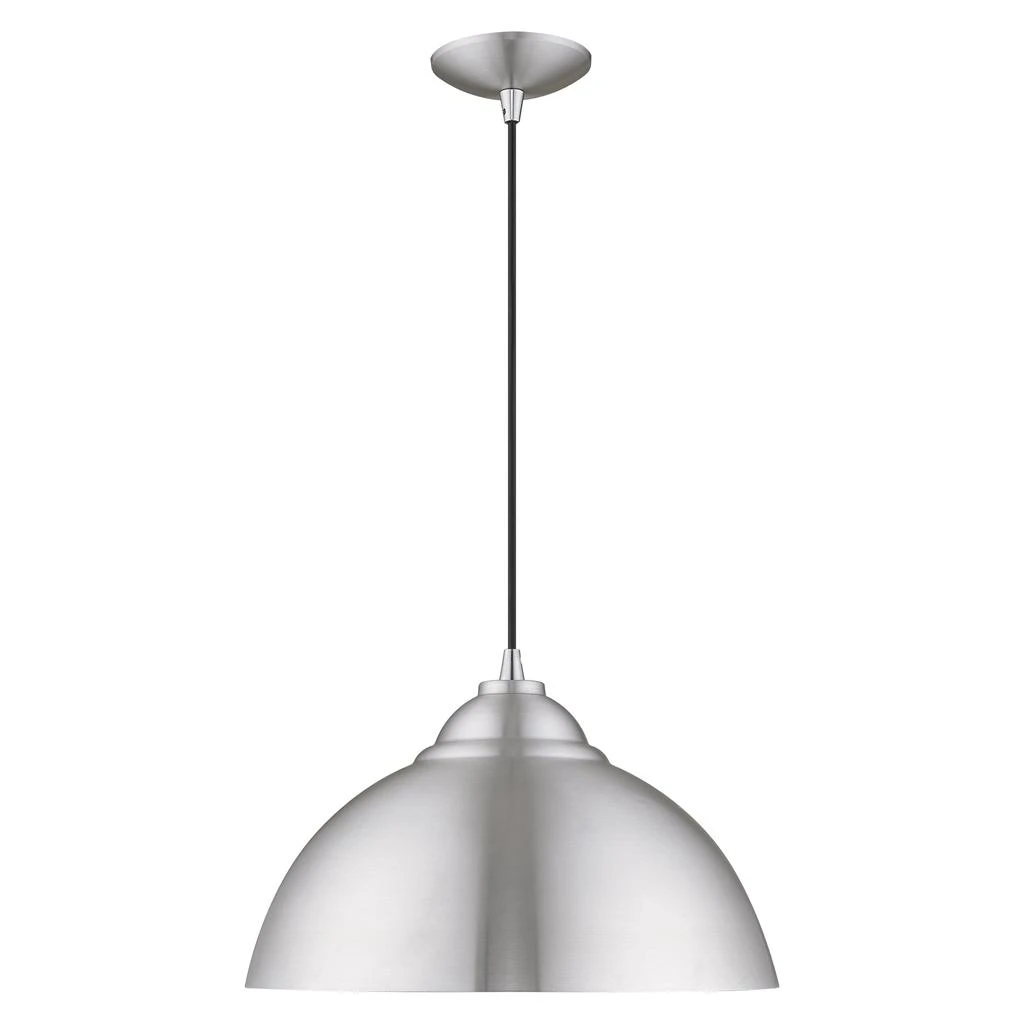 One Light Brushed Aluminum Mini Pendant 商品