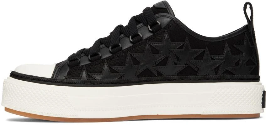 商品AMIRI|Black Stars Court Low-Top Sneakers,价格¥3233,第3张图片详细描述