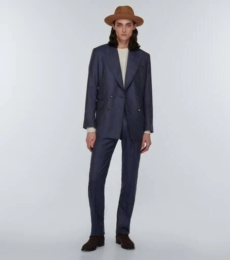 商品Gabriela Hearst|Miles double-breasted cashmere blazer,价格¥16292,第2张图片详细描述